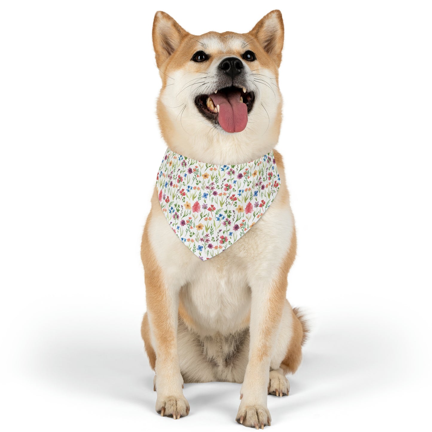 Wildflower Floral Pet Bandana Collar