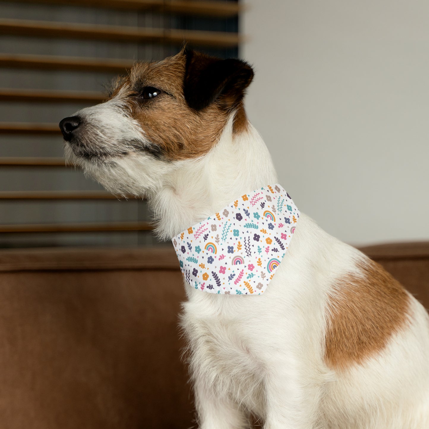 Summer Rainbows Pet Bandana Collar