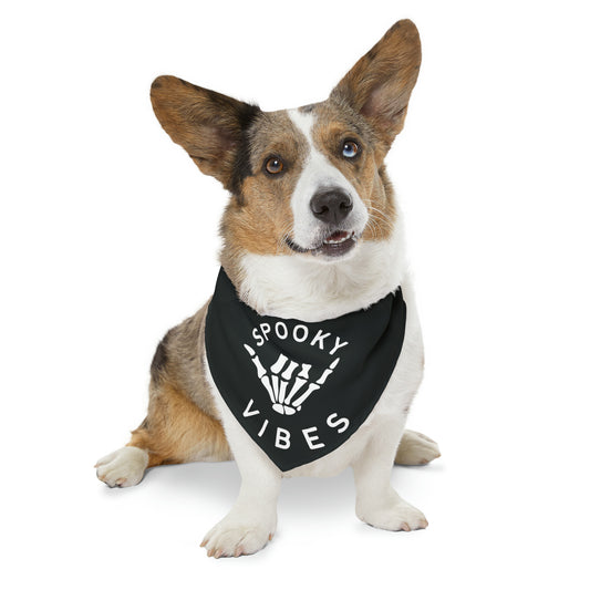 Spooky Vibes Halloween Pet Bandana Collar