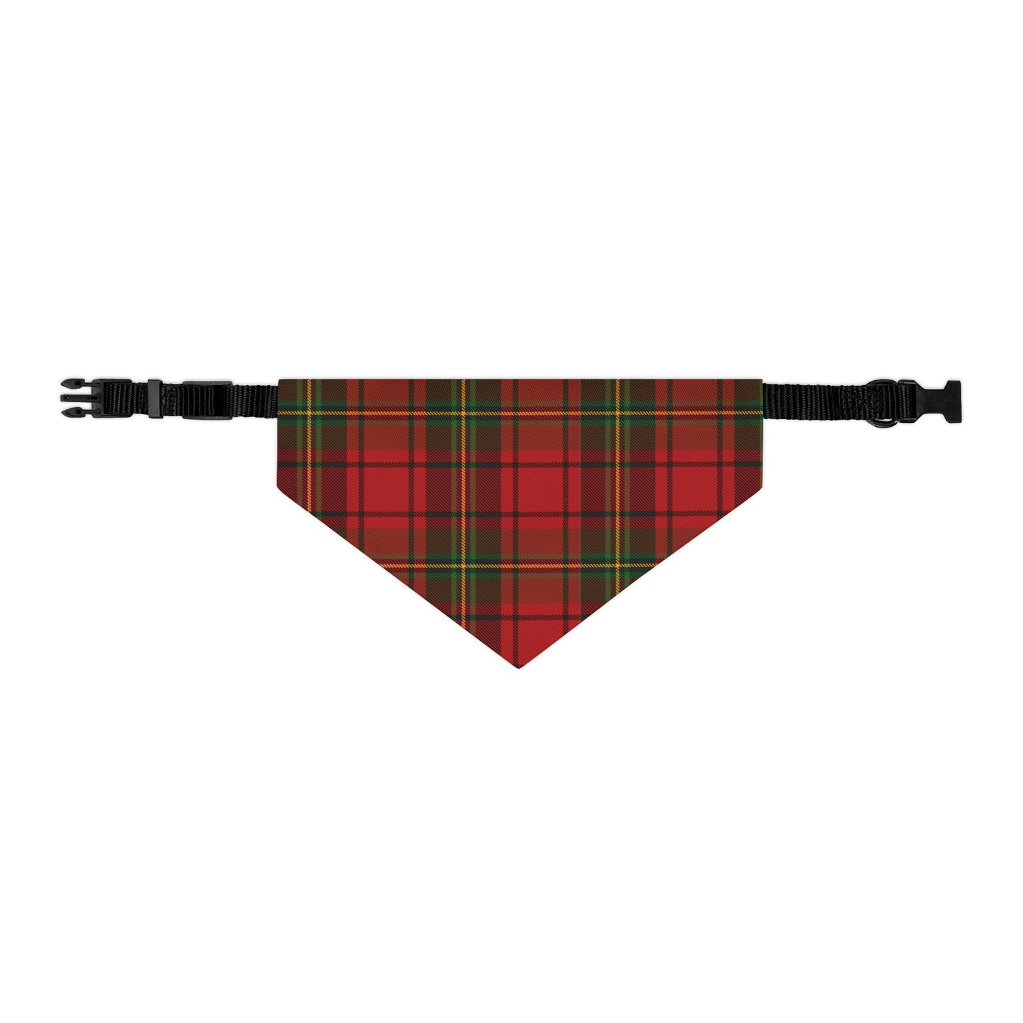 Christmas Plaid Pet Bandana Collar