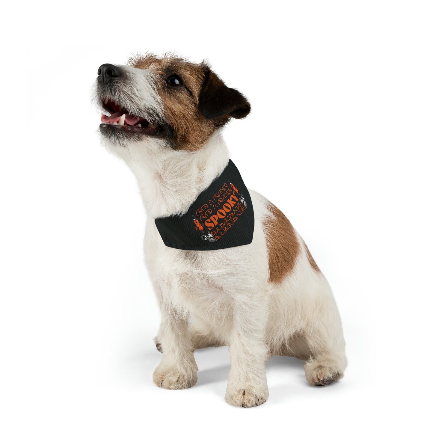 Spooky Halloween Pet Bandana Collar