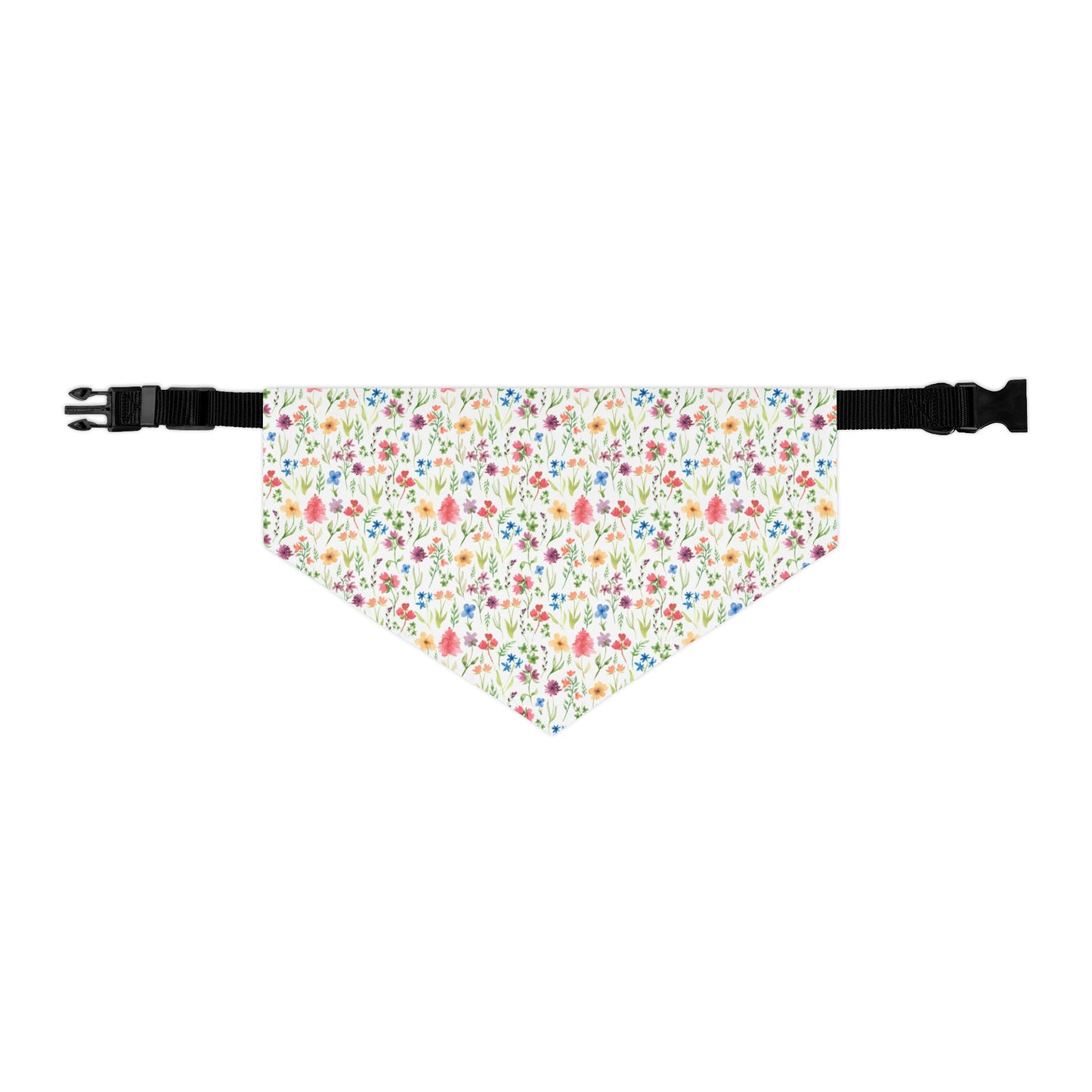 Wildflower Floral Pet Bandana Collar