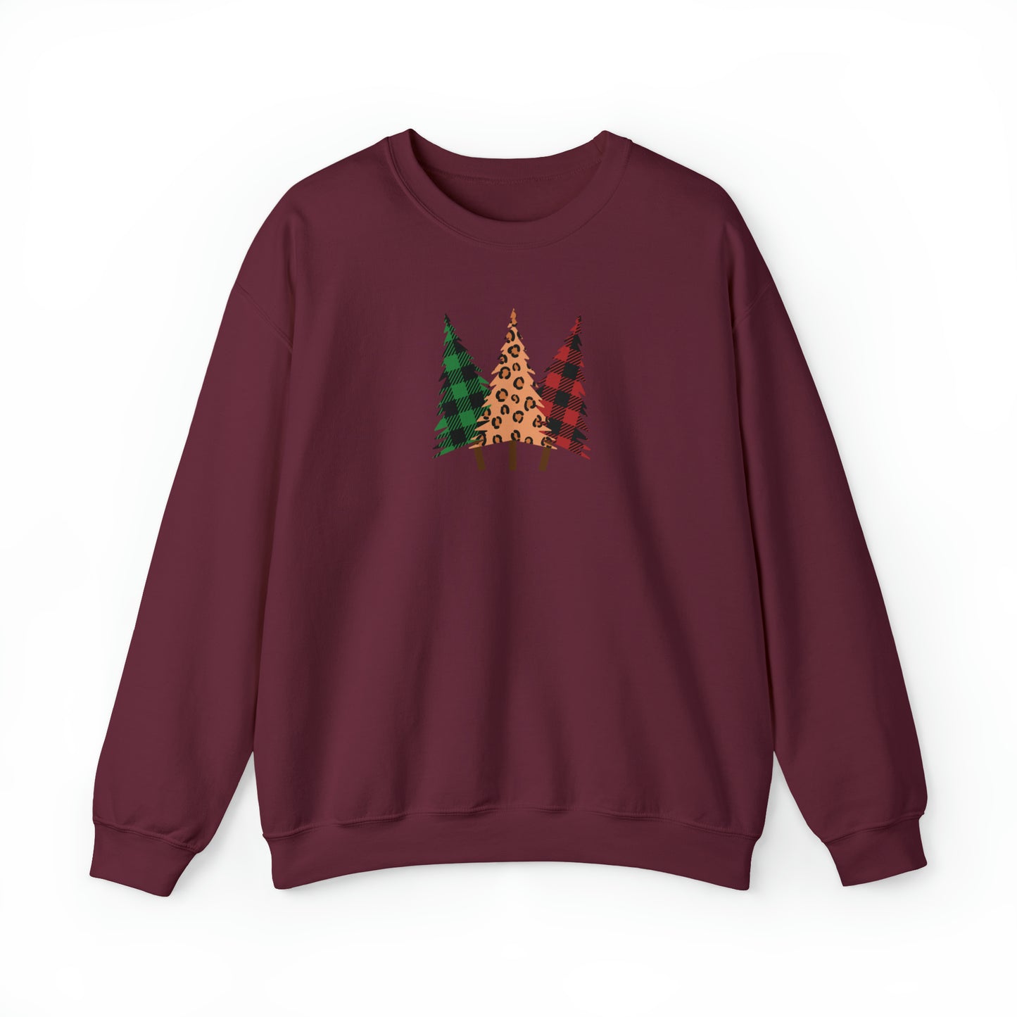 Rustic Christmas Trees Sweatshirt