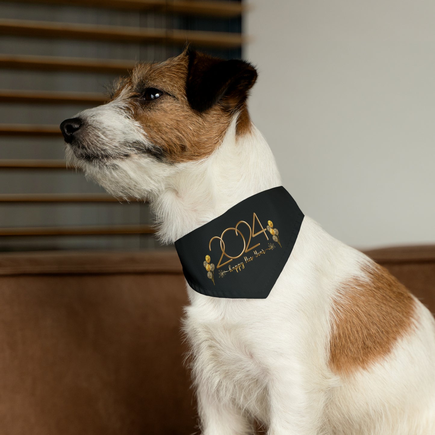 2024 New Years Pet Bandana Collar