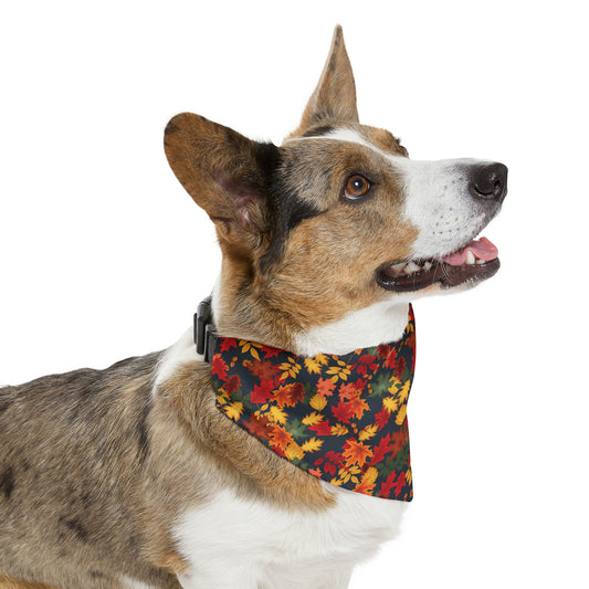 Fall Leaves Pet Bandana Collar