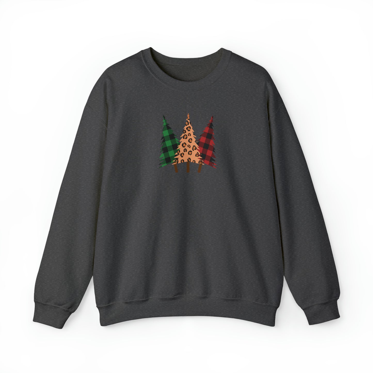 Rustic Christmas Trees Sweatshirt