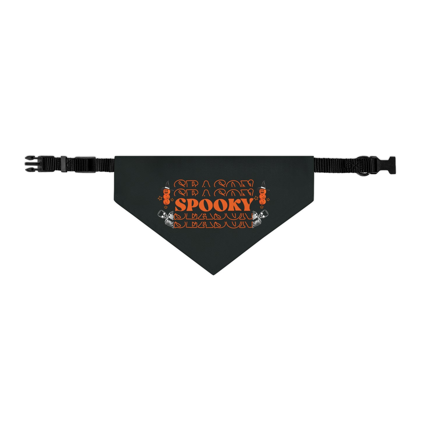 Spooky Halloween Pet Bandana Collar