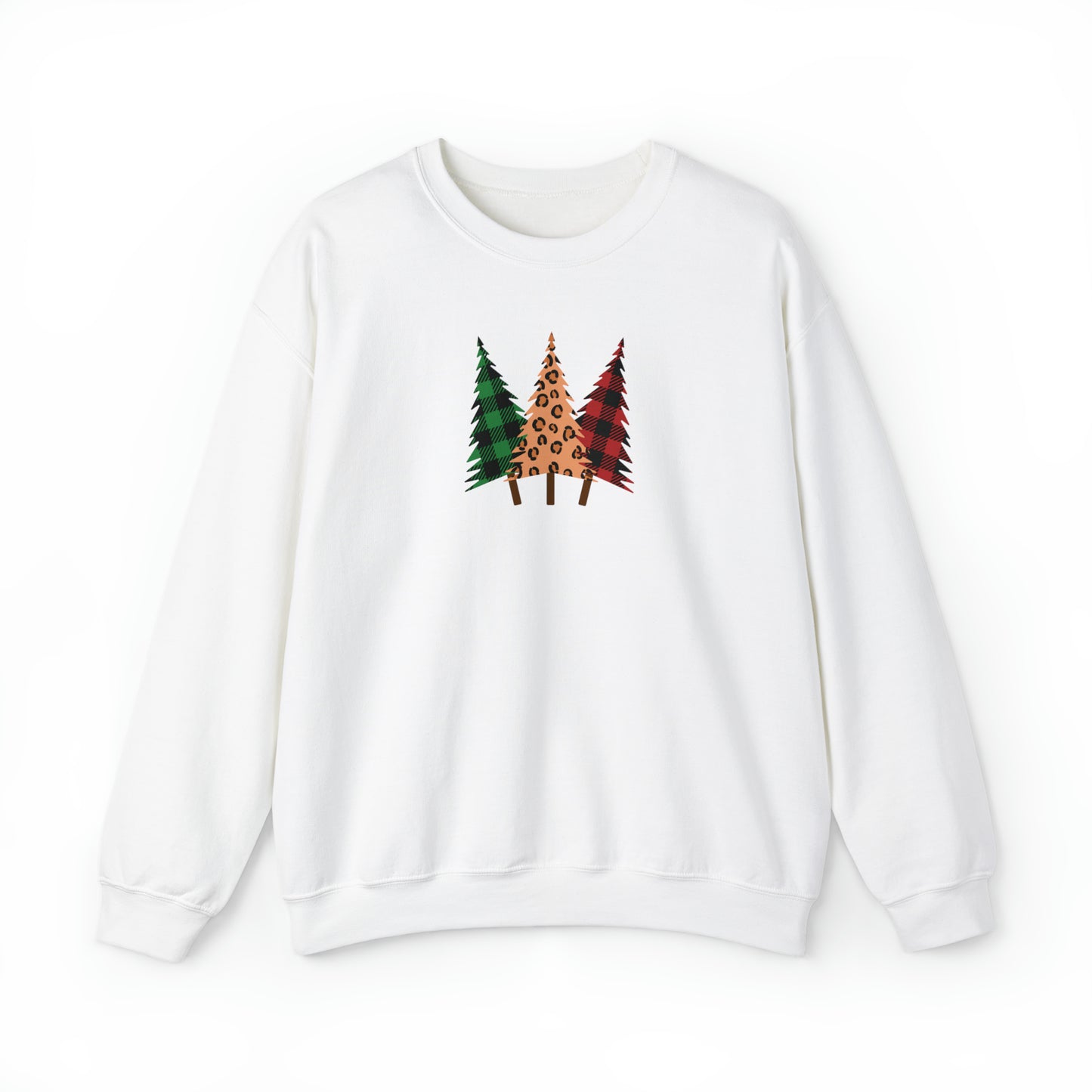 Rustic Christmas Trees Sweatshirt