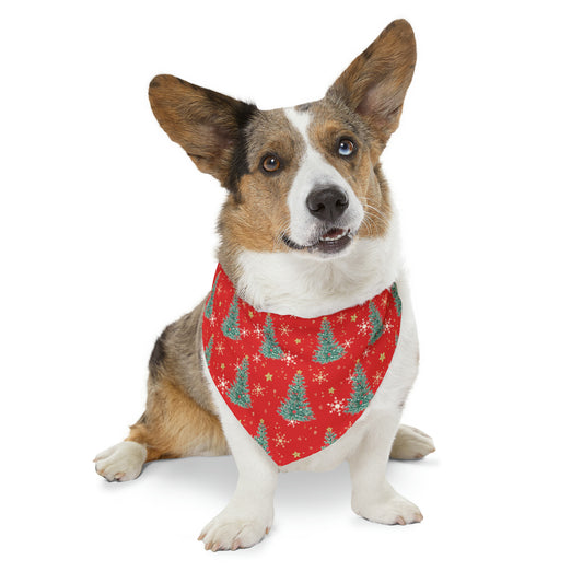 Christmas Tree Pet Bandana Collar