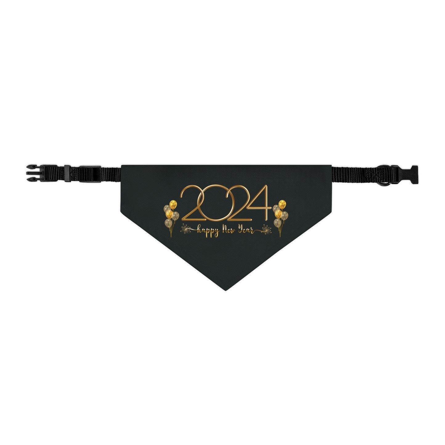 2024 New Years Pet Bandana Collar