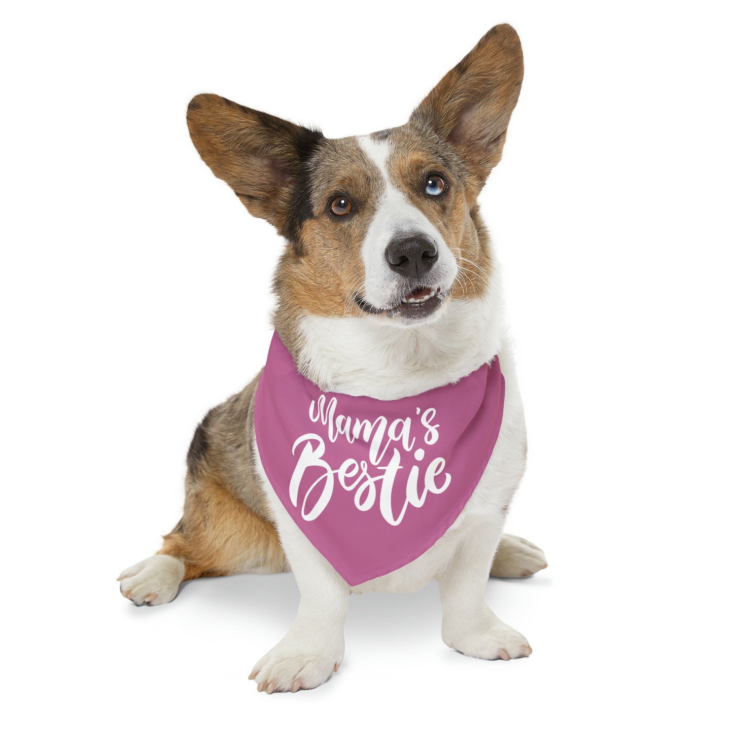 Mama's Bestie Pet Bandana Collar