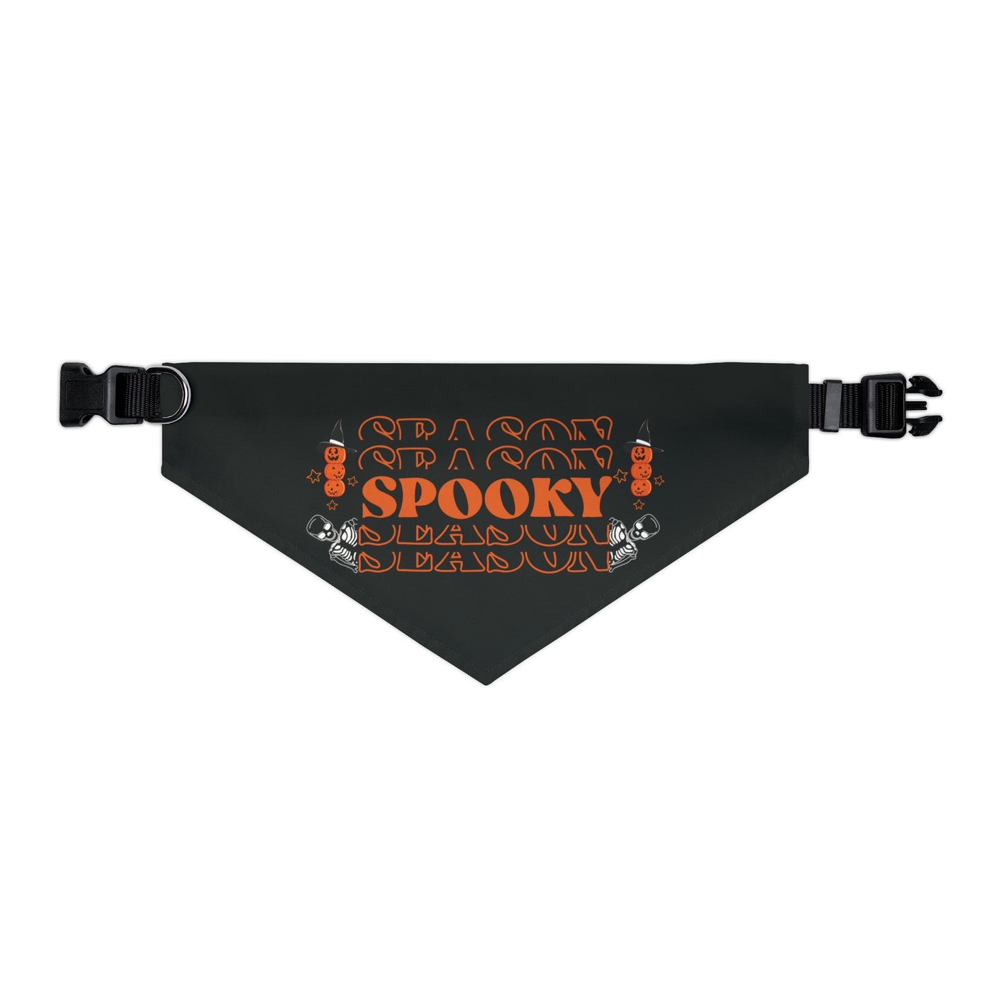 Spooky Halloween Pet Bandana Collar