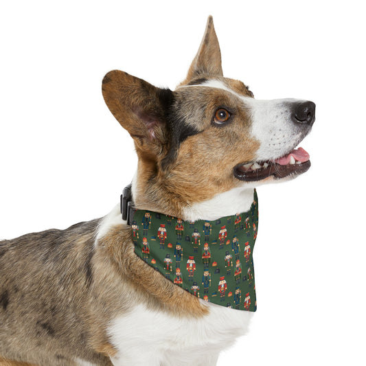 Christmas Nut Cracker Pet Bandana Collar