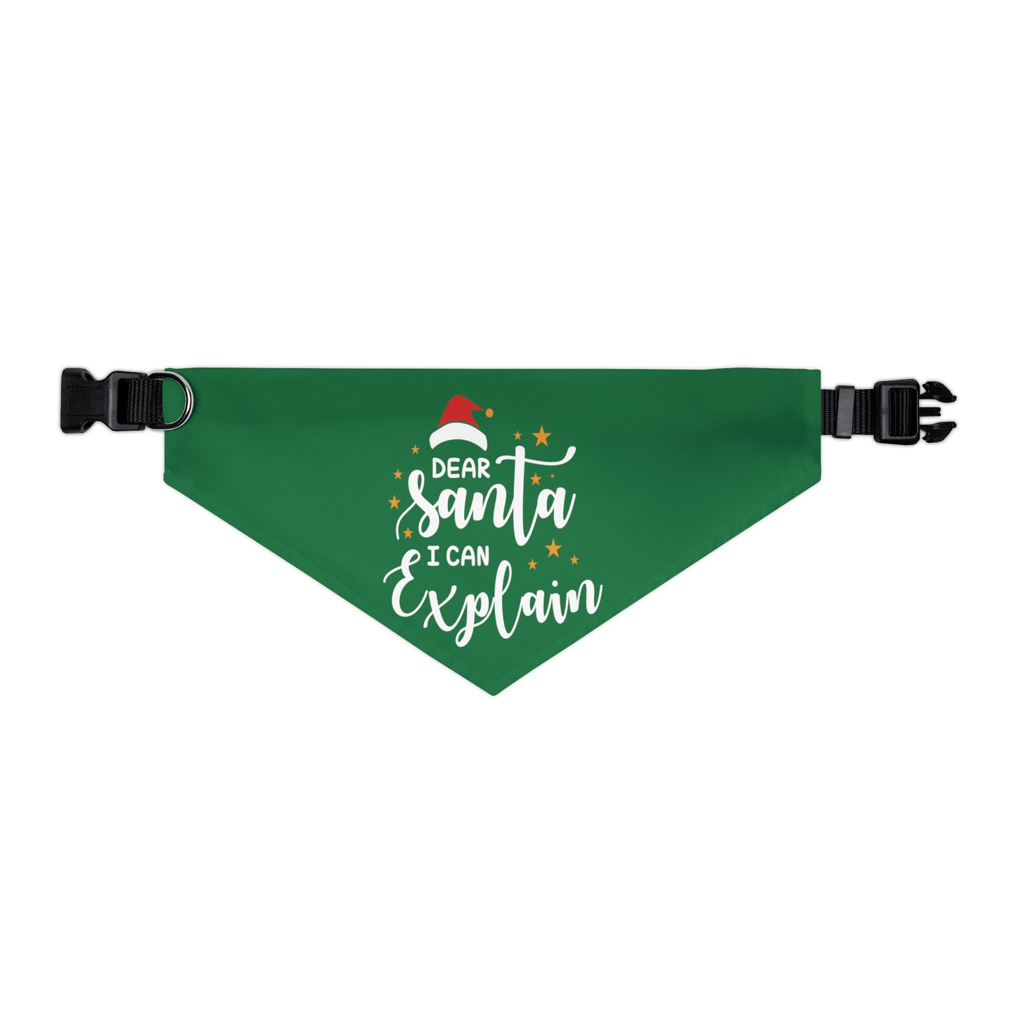 Santa I Can Explain Pet Bandana Collar