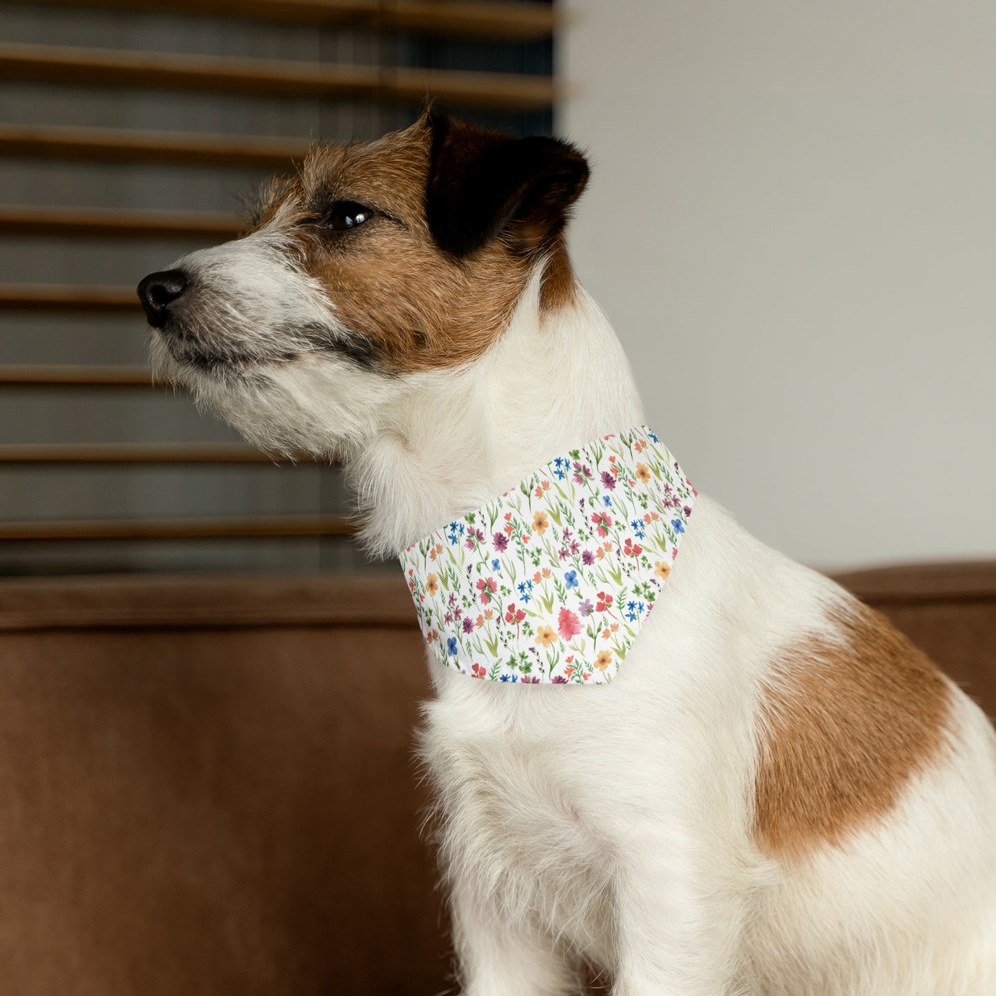 Wildflower Floral Pet Bandana Collar