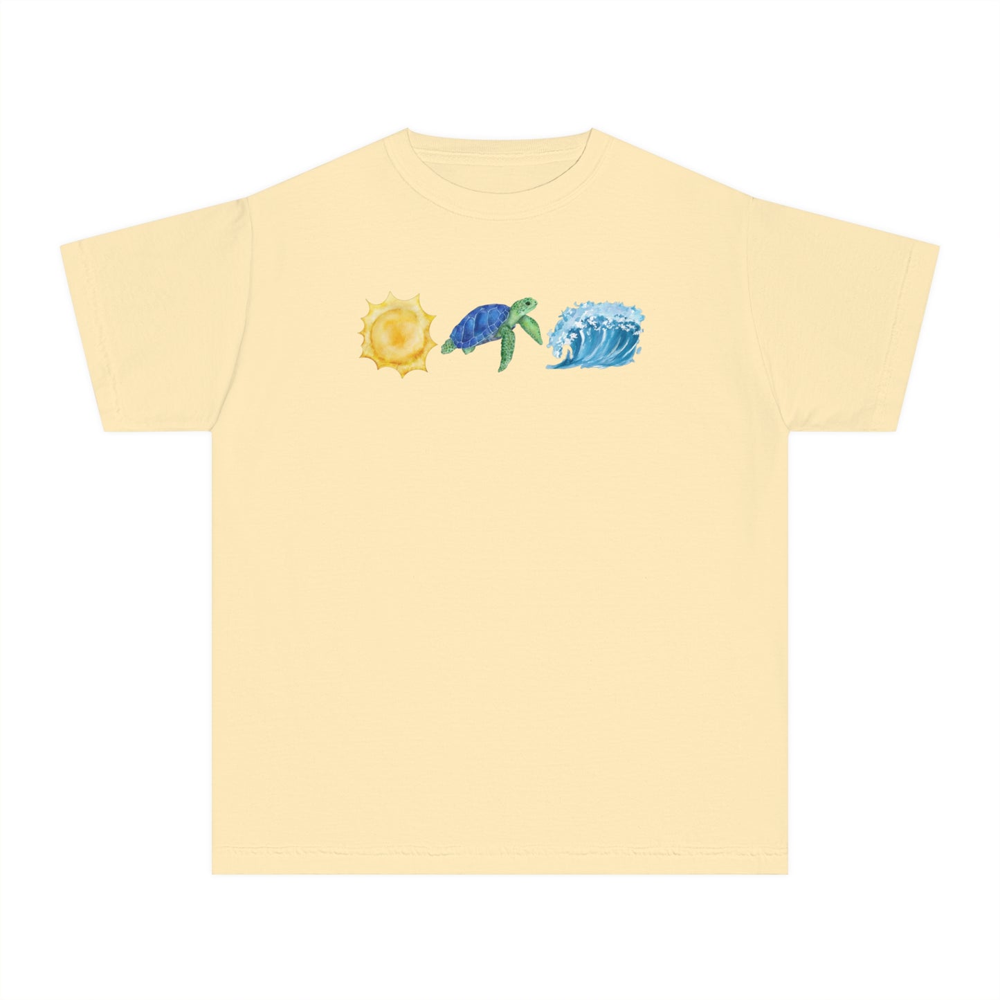 YOUTH Sunshine Turtle & Waves T-Shirt